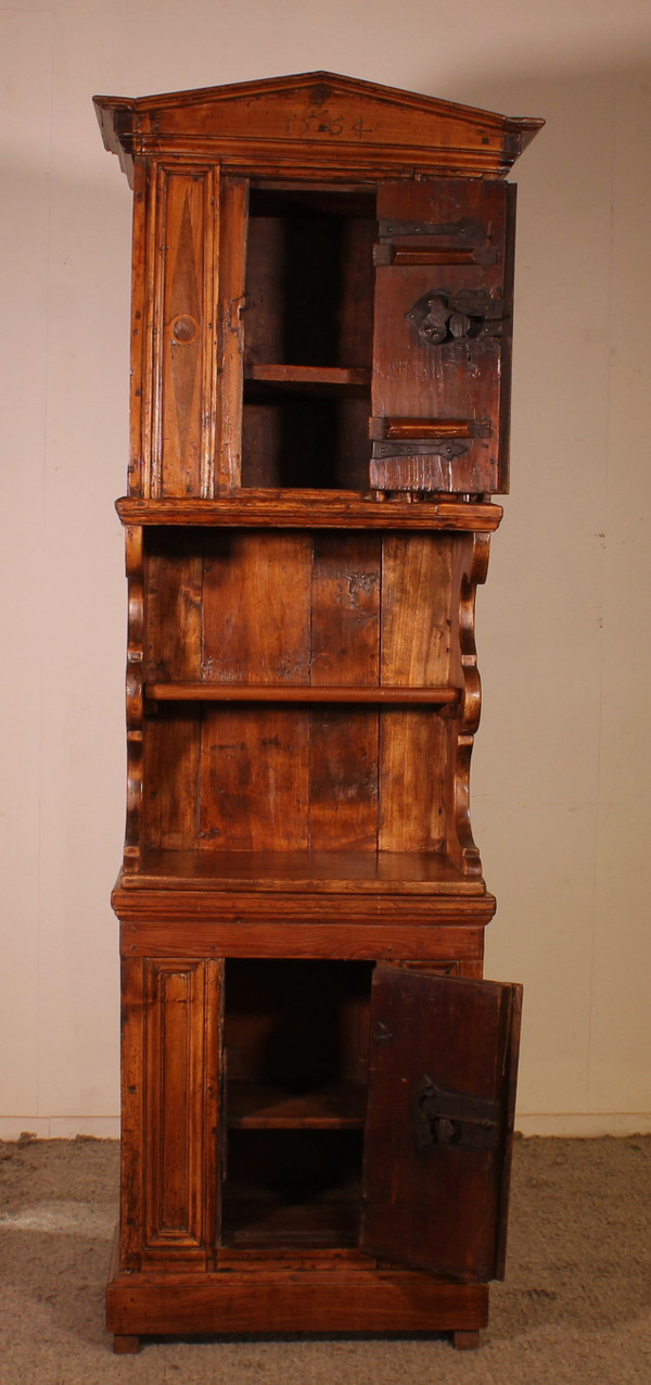 Small Swiss Dresser Cabinet Dated 1564