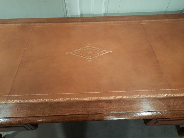 Louis-Philippe period oak desk.