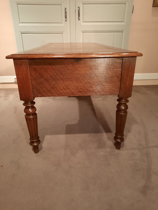 Louis-Philippe period oak desk.