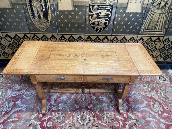 Charles X style Lyre desk