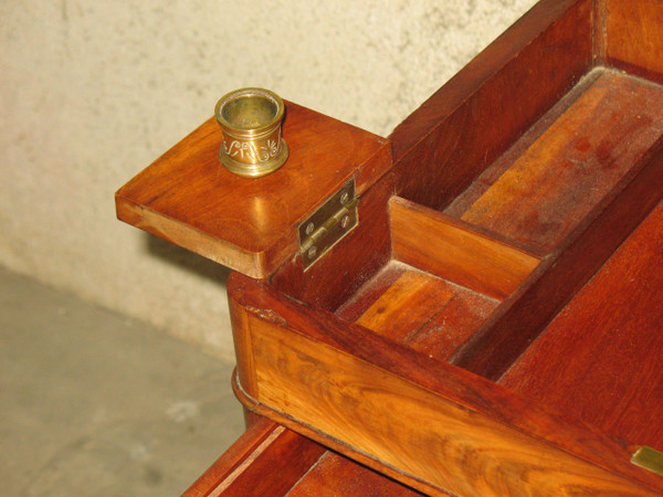 Empire style work table in Cuban mahogany, mid-19th century