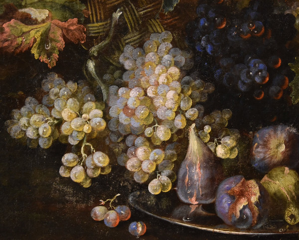 Still Life Of Fruit With Lizard, Franz Werner Von Tamm (hamburg 1658-vienna 1754) Attributed To