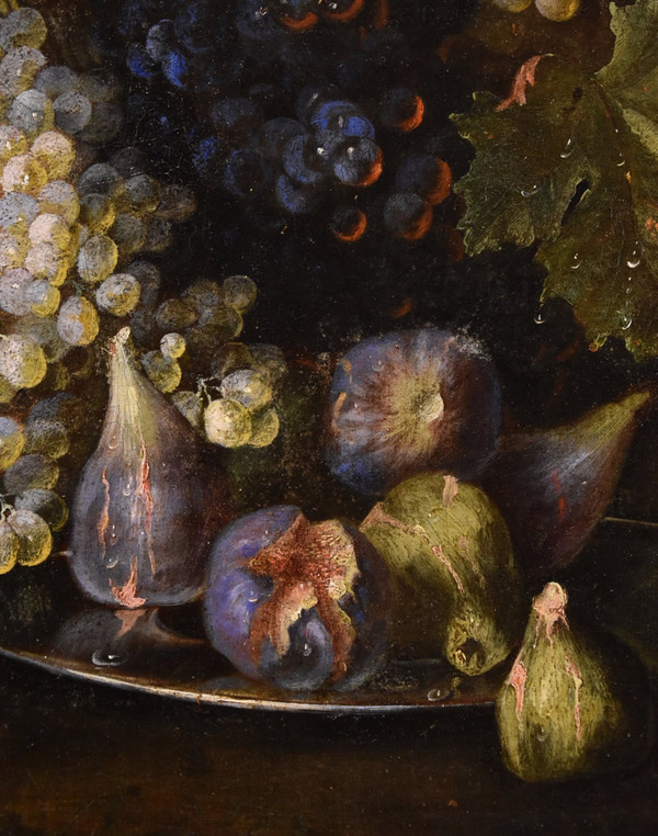 Still Life Of Fruit With Lizard, Franz Werner Von Tamm (hamburg 1658-vienna 1754) Attributed To