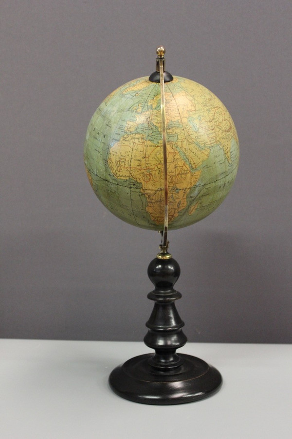 Terrestrial Globe by Vivien De Saint Martin Circa 1880