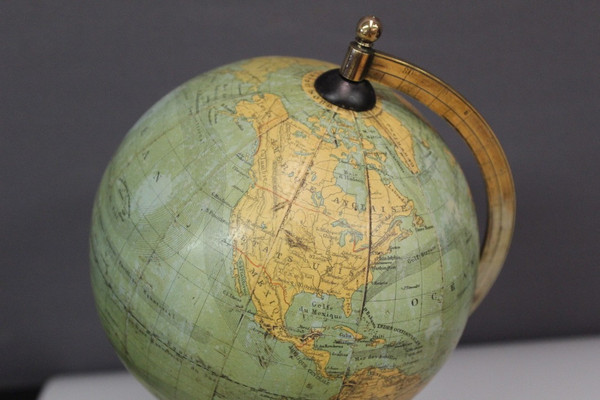 Terrestrial Globe by Vivien De Saint Martin Circa 1880