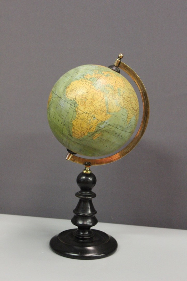 Terrestrial Globe by Vivien De Saint Martin Circa 1880