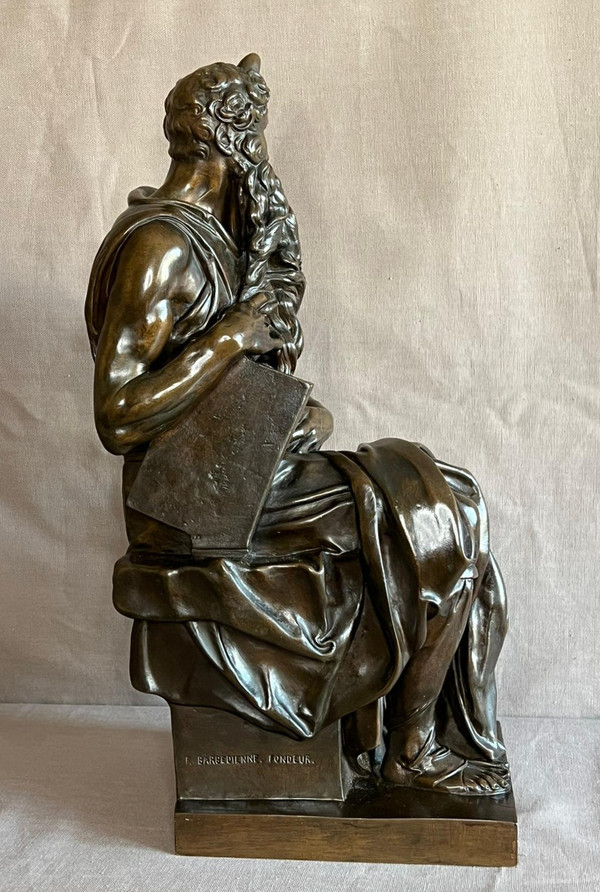 Bronze sculpture Moise F. Barbedienne 19th century