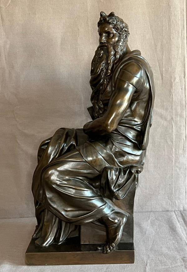 Bronze sculpture Moise F. Barbedienne 19th century