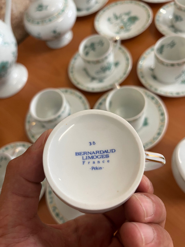 Kaffeeservice Bernardaud Peking