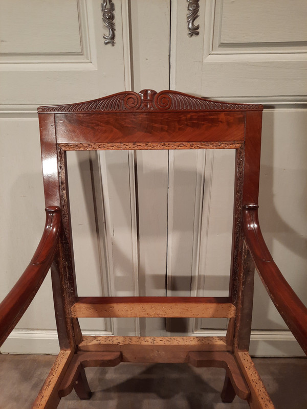 Empire period mahogany Bergère.