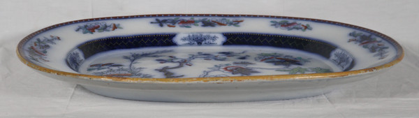  Grand plat en porcelaine Copeland 1860-1880