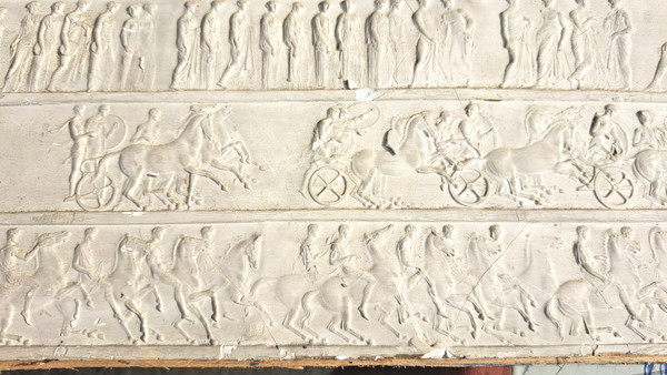 Plaster frieze from the Parthenon in Rome, early 20th century