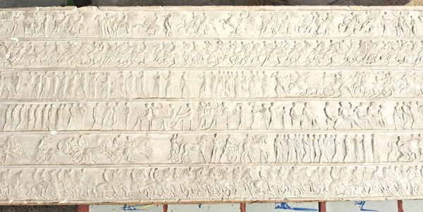 Plaster frieze from the Parthenon in Rome, early 20th century