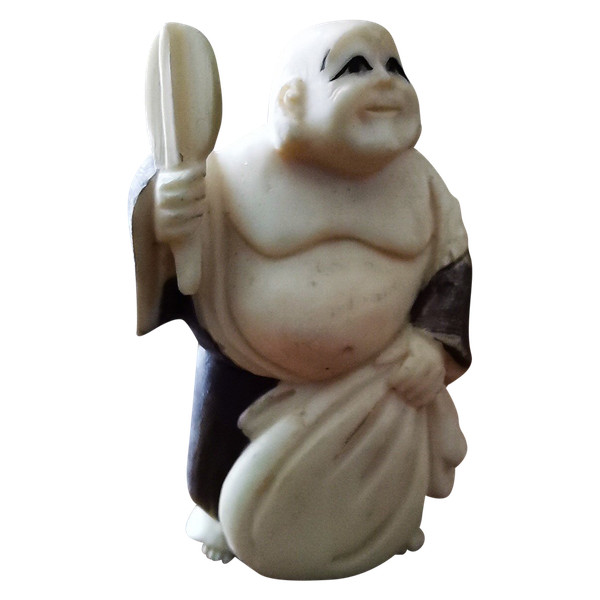 Statuette aus Japan Netsuke aus Elfenbein signiert (Nr. 2)