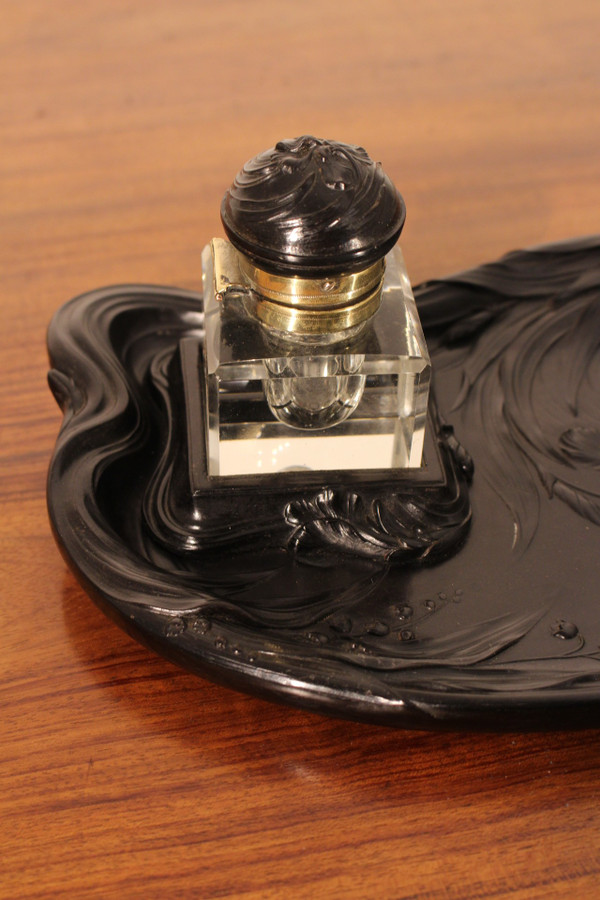 Art Nouveau inkwell