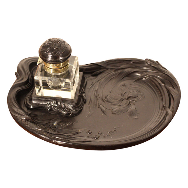 Art Nouveau inkwell