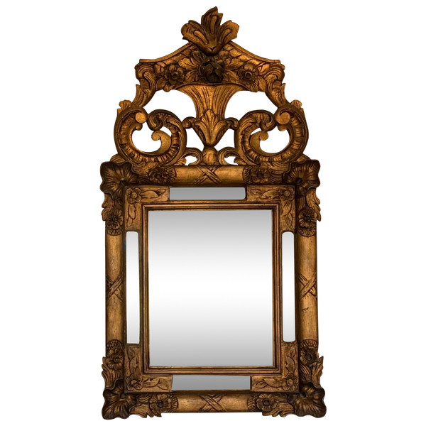 Gilded wood mirror