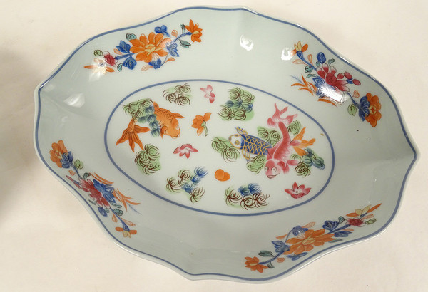 Paire Coupelles Porcelaine Limoges Raynaud Modèle Puiforcat Kiang She XXè