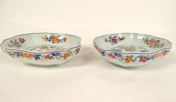 Paire Coupelles Porcelaine Limoges Raynaud Modèle Puiforcat Kiang She XXè