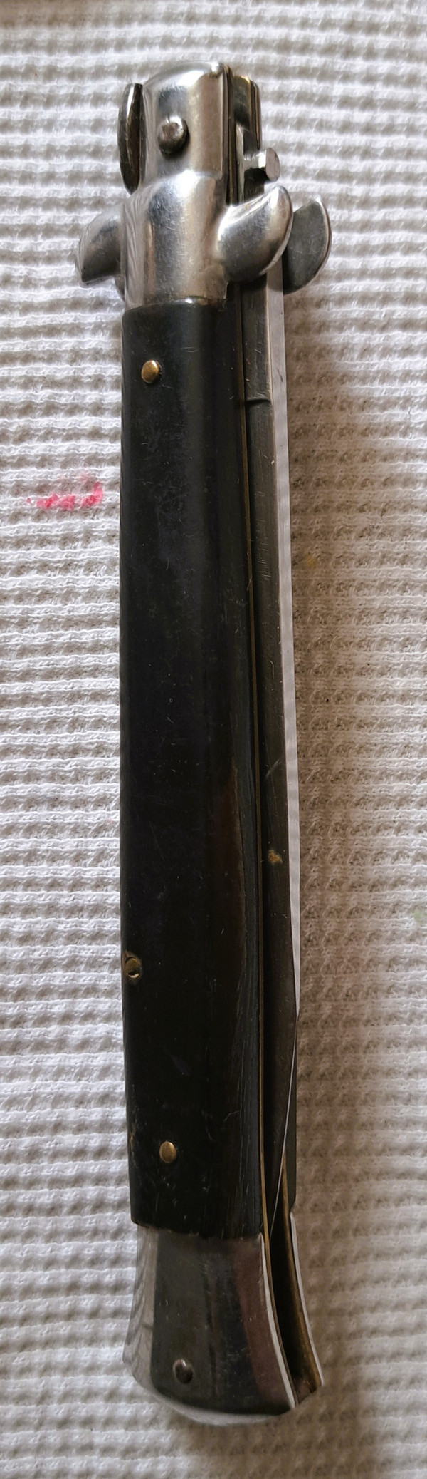 Chatellerault folding knife with ebony handle, early 20th century