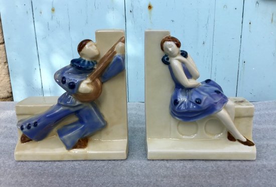 Pair of Art-deco bookends