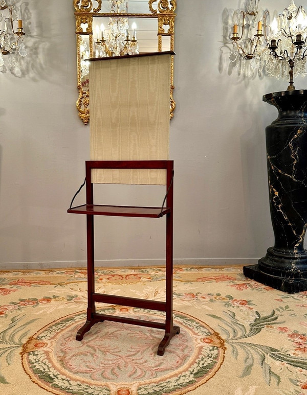 Louis XVI Period Mahogany Fire Screen Circa 1780