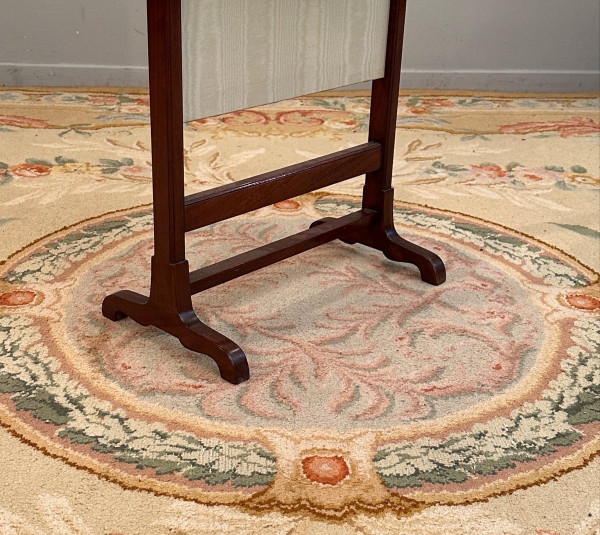 Louis XVI Period Mahogany Fire Screen Circa 1780