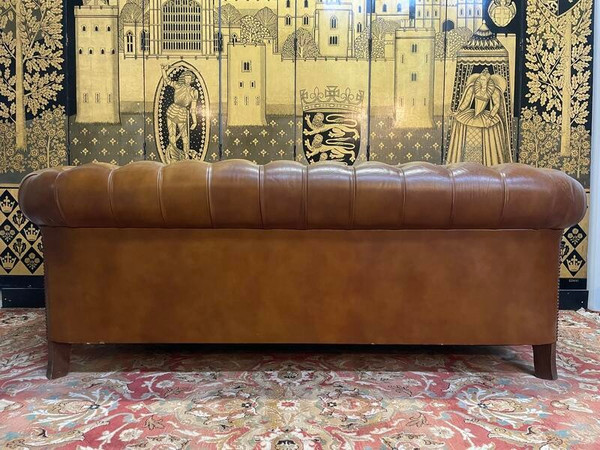 Chesterfield-Ledersofa