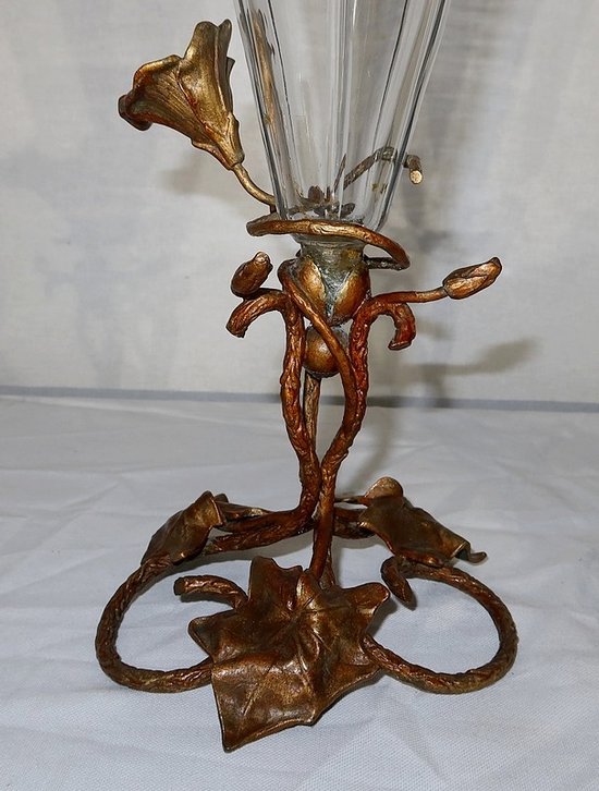 Paire de Vases en Cristal, époque Art Nouveau – 1900