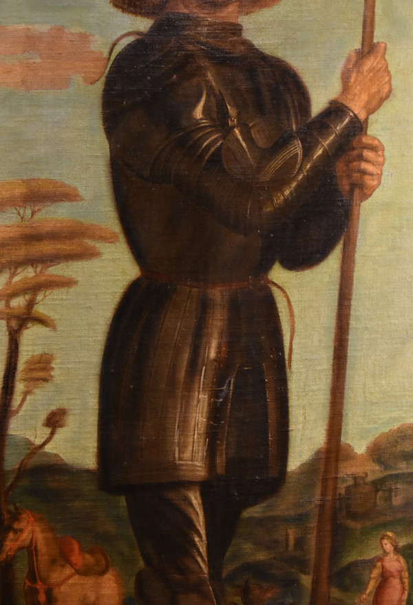 Saint George, Follower Of Cima Da Conegliano  (conegliano C. 1449 - Conegliano C. 1517)