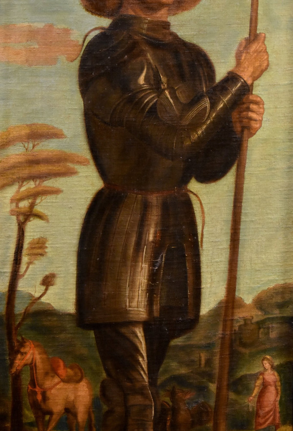 Saint George, Follower Of Cima Da Conegliano  (conegliano C. 1449 - Conegliano C. 1517)