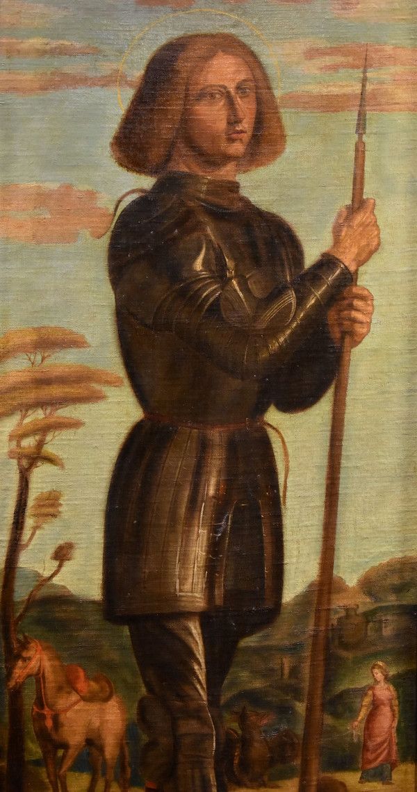 Saint George, Follower Of Cima Da Conegliano  (conegliano C. 1449 - Conegliano C. 1517)