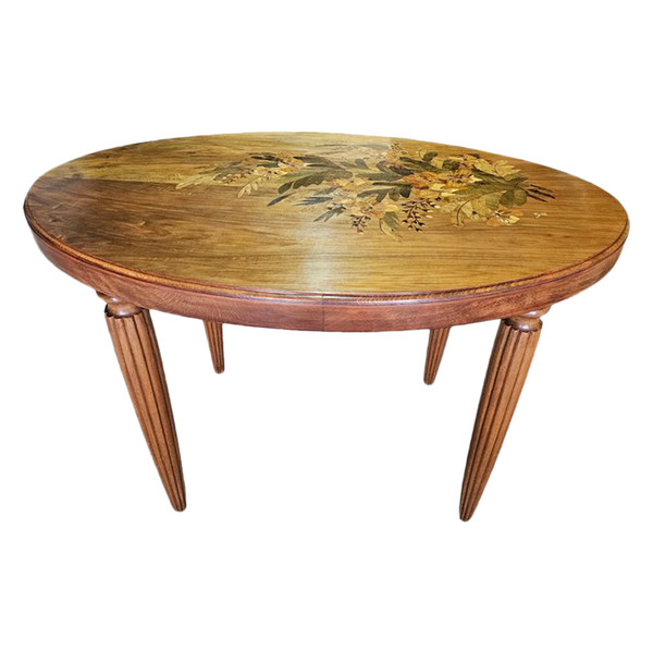 Paul Guth Art Nouveau Pedestal Table