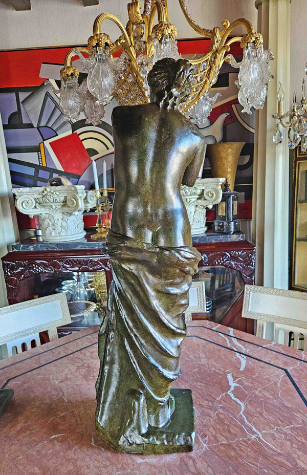 Venus De Milo with Bronze Patina Height 87 Cm