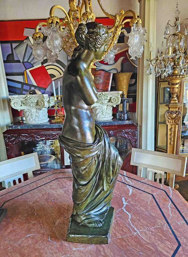 Venus De Milo with Bronze Patina Height 87 Cm