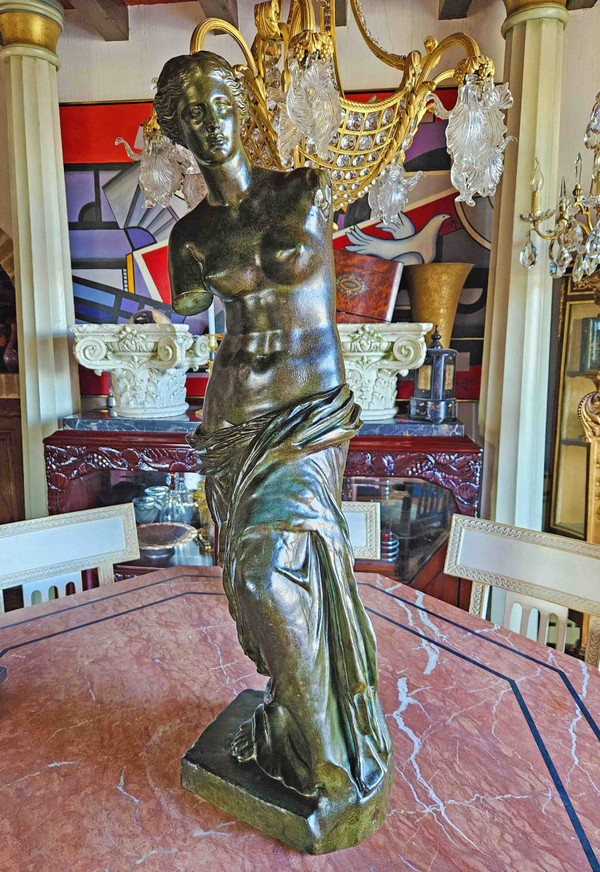 Venus De Milo with Bronze Patina Height 87 Cm