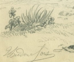 Theodore FORT (1810-1896) Cavalry Charge - Pencil and Gouache Drawing