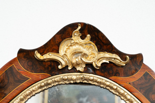 Antique Victorian Walnut Display Cabinet, 19th Century England.