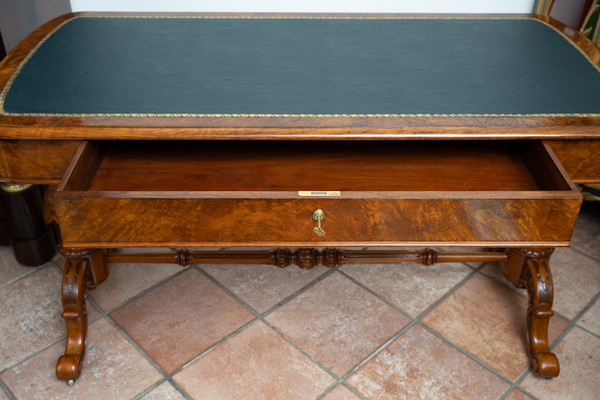 Antique Walnut Desk England 19th Century.