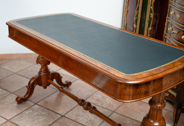 Antique Walnut Desk England 19th Century.