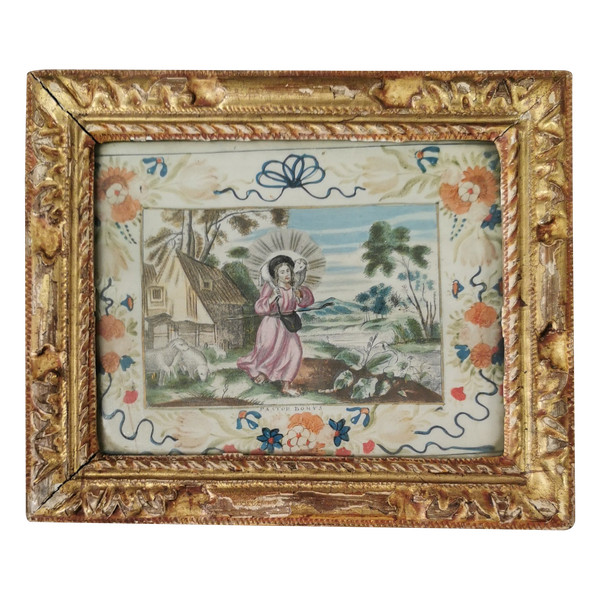 Gouache on 18th century vellum