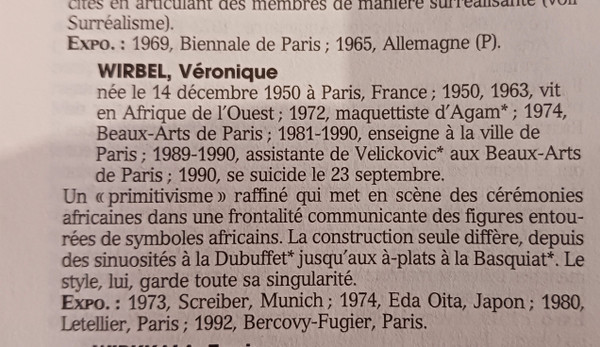 VÉRONIQUE WIRBEL 1950/1990