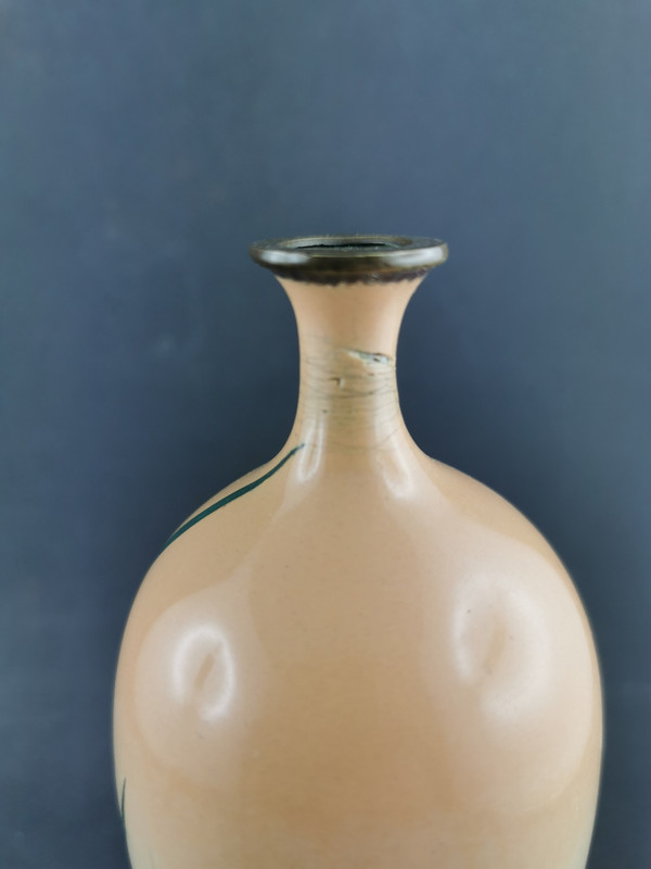 paire de petit vase cloisonné , Japon