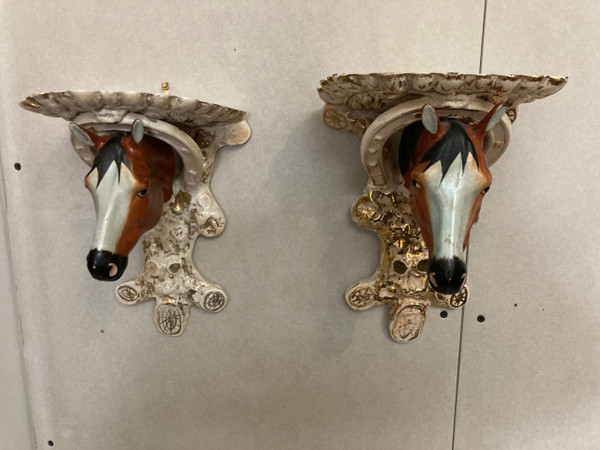 Chevaux porcelaine