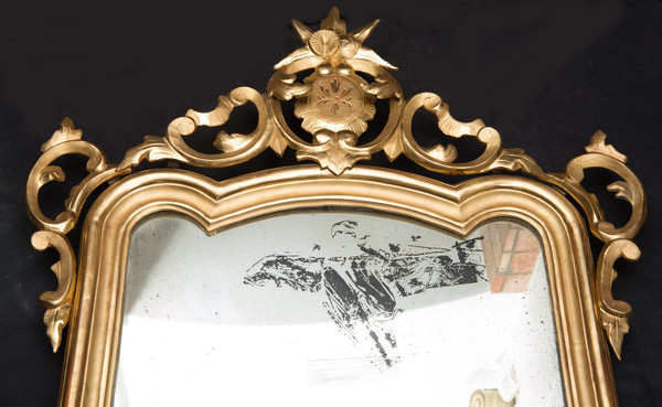 Antique Mirror from the 19th Century Naples