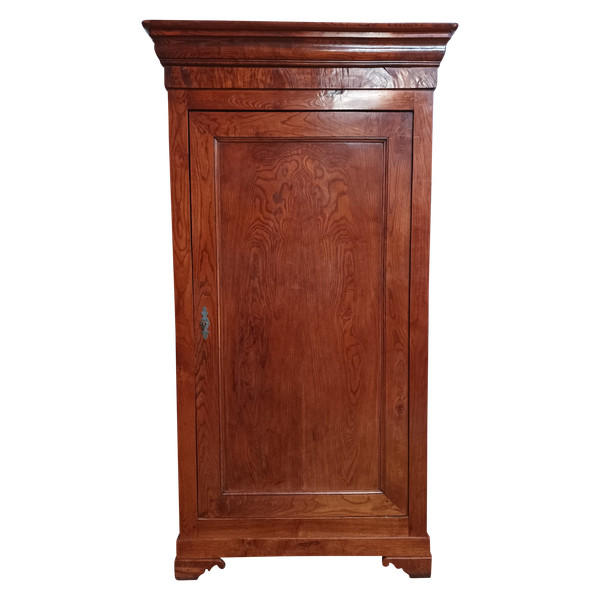 Bonnetière armoire 1 porte Louis Philippe en chêne