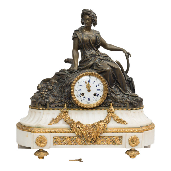 Antico Orologio Napoleone III Francese, Epoca XIX Secolo.