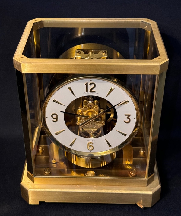 JAEGER-LECOULTRE ATMOS clock in gilded brass