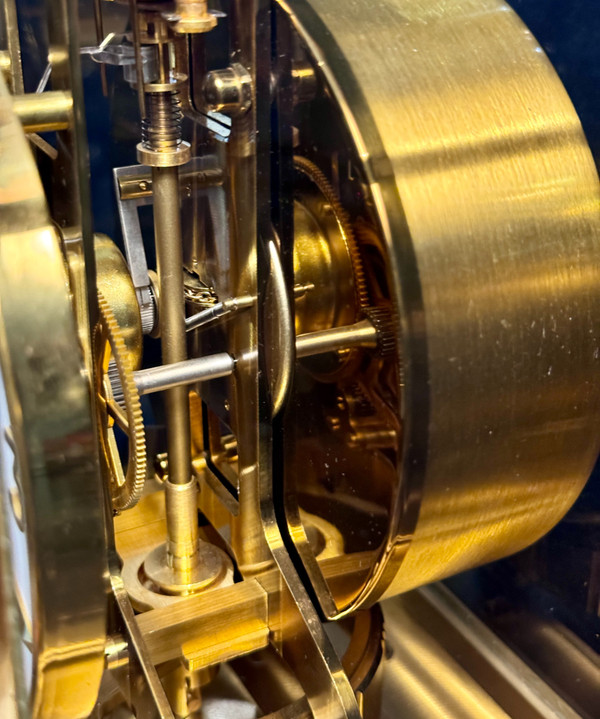 JAEGER-LECOULTRE ATMOS clock in gilded brass