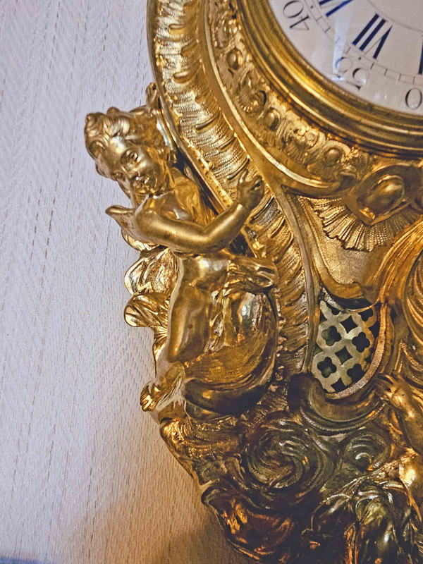 Gilt Bronze Wall Light L XV "Venus and two loves"